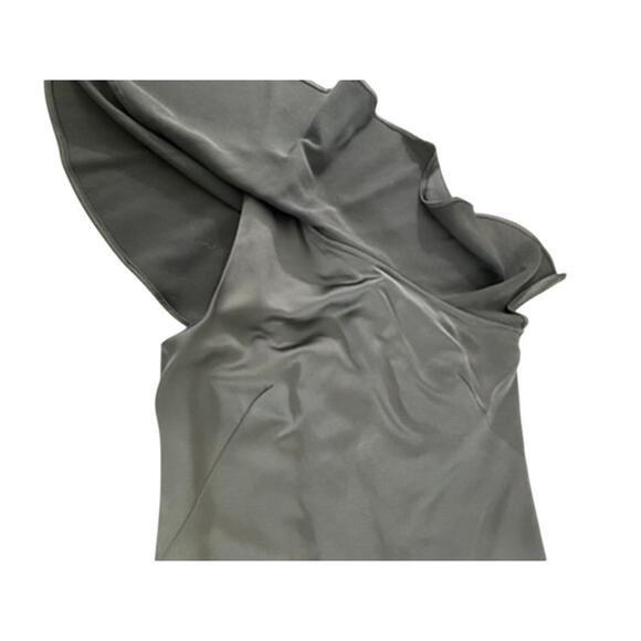 "LAUREN RALPH LAUREN" One Shoulder Cocktail Dress SZ 6 Sexy Club Wedding Elegant - Picture 6 of 15